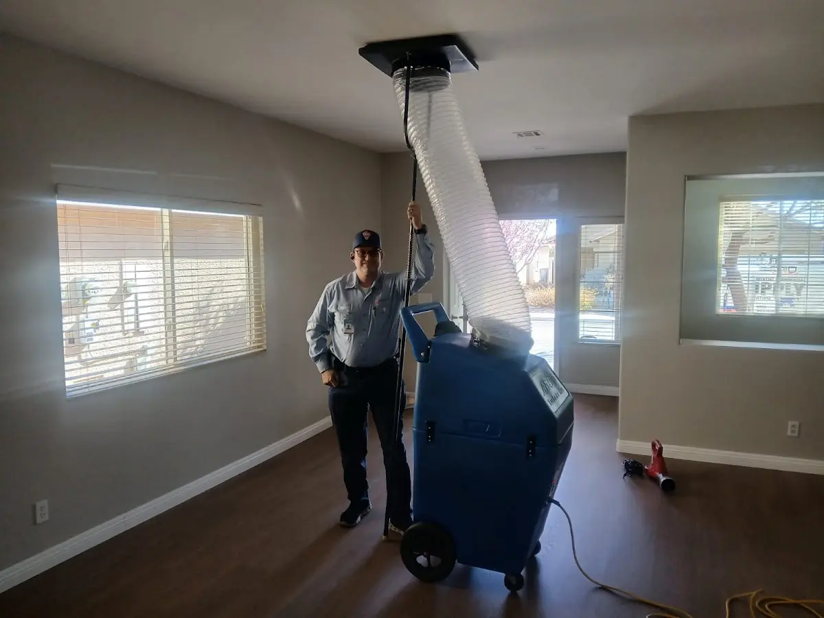 Professional Dryer Vent Cleaning work inside a Ocean home